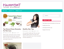 Tablet Screenshot of hairport.info